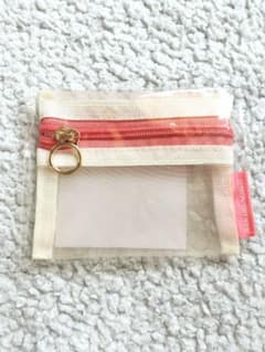 アルビオン メッシュポーチ ジッパー付き 約10cm x 12cm 新品未使用のサムネイル