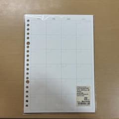 無印良品　フリースケジュールのサムネイル
