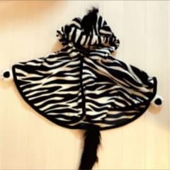 ベビー用ポンチョ　ゼブラのサムネイル