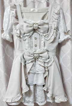 LIZLISA フロントカシュクールBIGリボンセットアップ ピンクのサムネイル