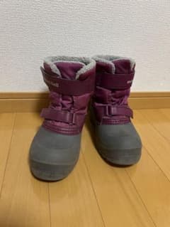mont-bell パウダーブーツ キッズ 19cm パープルのサムネイル