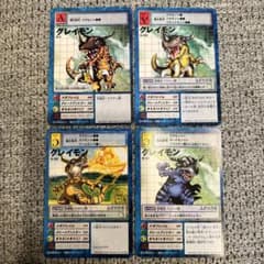 旧デジモンカードゲーム グレイモン 4枚セット - メルカリ