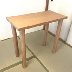 作業用デスク&コンソールテーブル　オーク材　無印【廃盤】　ミニサイズ 作業用デスク&コンソールテーブル オーク材 無印【廃盤】 ミニサイズ