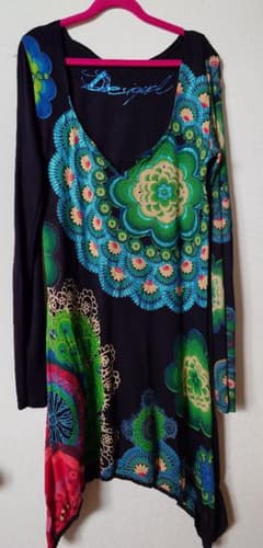 Desigual デシグアル 長袖 ワンピース 花柄のサムネイル