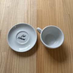 【招き猫さま専用】café kitsune マグカップ　ソーサーのサムネイル