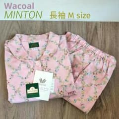 新品✨ワコール MINTON 花柄 パジャマ Mサイズ 長袖 ピンク - メルカリ