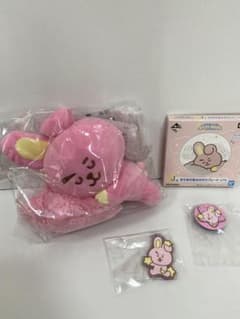 이치 반 쿠지 BT21 MOON 4 점 세트 COOKY 쿠키 TinyTAN