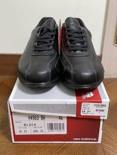 ニューバランス MW863 (4E) 26cm ブラック ビジネスシューズのサムネイル