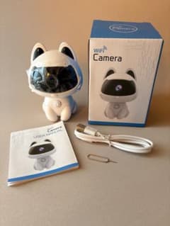 見守りカメラ　猫型　[新品未使用品]のサムネイル