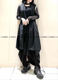 LIMI feu リミフゥ 定番商品 ウールギャバジンベスト ヨウジヤマモト