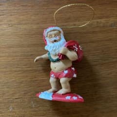 クリスマス オーナメント アロハサンタ 海のサムネイル