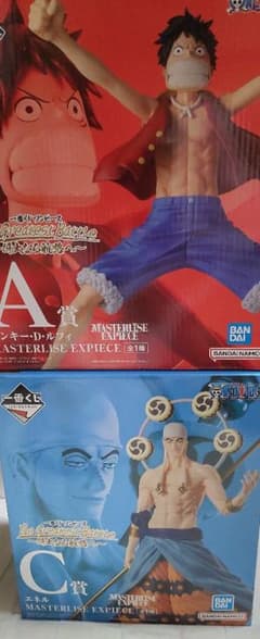 ワンピース　一番くじ　偉大なる航路へ　A賞　ルフィ　C賞　エネル　未開封のサムネイル