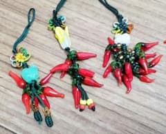 唐辛子ストラップ　魔除け唐辛子　1つ100円！3つで300円〜のサムネイル