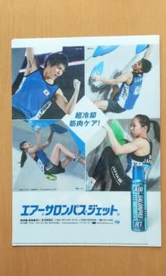 스포츠 클라이밍 楢崎智亜 이토 후타바 와타나베 케이타 비매품 클리어 파일
