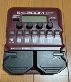 ZOOM B1 FOUR エレキベース マルチエフェクター 箱説明書付き ZOOM B1 FOUR エレキベース マルチエフェクター 箱説明書付き - メルカリ