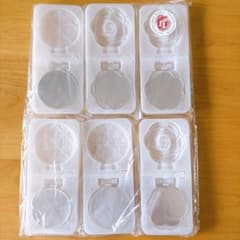 シリコンモールド コンパクトミラー 2種 6個セット レジン ハンドメイドのサムネイル