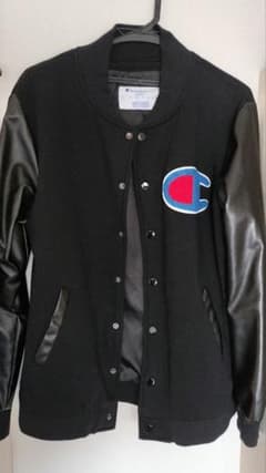 Champion スタジャン ジャケット XL 黒のサムネイル