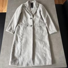 コート メゾンドリーファー最終値下げsale！ コート ライトグレー ロングコート 最終値下げ - メルカリ