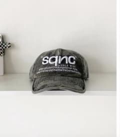 sqnc ロゴ刺繍 ベースボールキャップ カモフラ柄のサムネイル