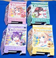 잔치 Anisugar 도넛 빈 상자 4 점 세트 ◎ 도넛은 붙지 않습니다
