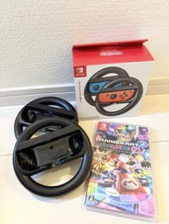 よ*ま様 マリオカート8 デラックス + ハンドル2個セットのサムネイル