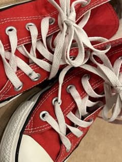 Converse High-tops赤レッドコンバースハイカットスニーカーのサムネイル