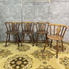 ヴィンテージ꧂ダイニングチェア4脚セット ウィンザー カントリー