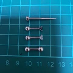 ボディピアス 4個セット ステンレス(アレルギー対応)のサムネイル