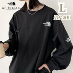 韓国限定 ノースフェイス✨ L アルバニークルーネック ブラック 黒ロン