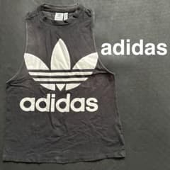 adidas トレフォイル タンクトップ ブラック Lサイズのサムネイル