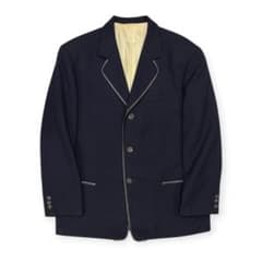 1990's Y's for men レザーパイピング テーラードジャケット - メルカリ