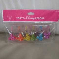 激レア　東京ディズニーリゾート ミッキー ストラップ 6色セット　平成レトロのサムネイル