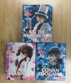 【新品未開封】名探偵コナン コナン 灰原哀  怪盗キッド フィギュアのサムネイル