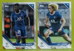 Topps ヌーノ・メンデス シャビ・シモンズ 2枚セットのサムネイル