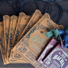 【BACHA COFFEE】ショッパー8枚セット+リボン付き！のサムネイル