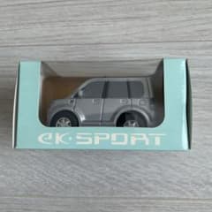 訳あり新品 三菱自動車 ek・SPORT デジタル時計(プルバックゼンマイ