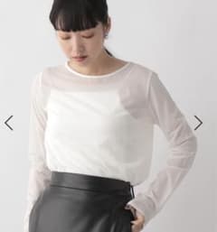 LOWRYS FARM シアークルーロングスリーブ　シアートップスのサムネイル