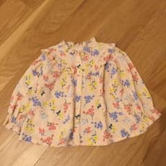 【試着のみ】セラフ 花柄ブラウス100のサムネイル