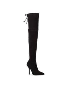 Stuart Weitzman 黒 スエード ニーハイブーツ 高ヒール 38
