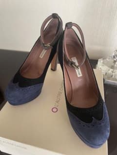 【超美品】L'AUTRE CHOSE スエード パンプス