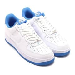 Nike Air Force 1 ホワイト/ブルーのサムネイル