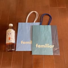 familiar ショップ袋 2枚セット　ファミリアのサムネイル