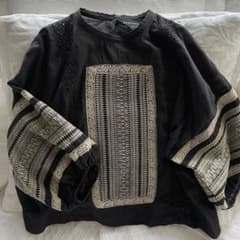 eternite de soi-e ソア刺繍＆レースプルオーバーコットンブラウスのサムネイル