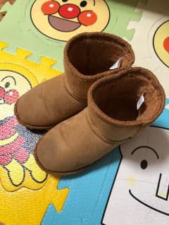 ムートンブーツ ショートブーツ☆ キッズ 17㎝ キャメルのサムネイル