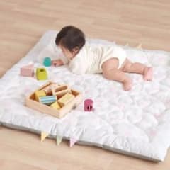 【発送は7/15になります】ニトリ ベビーマット(ピンクのハート)のサムネイル
