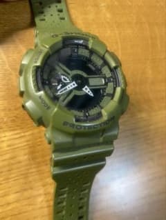 G-SHOCK オリーブグリーン デジタル腕時計　電池切れのサムネイル