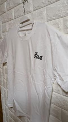 Tシャツ 　白　メンズ　軽量　プリントTシャツ　ワンポイント　Lサイズ　スポーツ