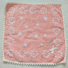 JILLSTUART タオルハンカチ ピンク 花柄 リボンのサムネイル