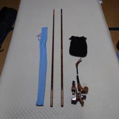 2本物 竿掛け　万力セットのサムネイル