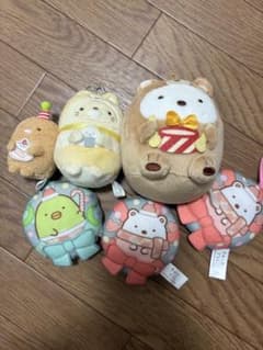 すみっコぐらし ぬいぐるみ マスコット 6点セットのサムネイル